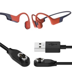 Shokz 韶音 OpenSwim S710 骨傳導藍牙耳機充電線, 黑色100CM, 黑