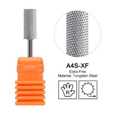 루나파몰F소형 배럴 골드 텅스텐 스틸 카바이드 네일 만능십자드릴 비트 그라인딩 헤드 밀링 커터 기계, [09] A4S-XF