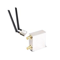 無線網路訊號增強器，擴展WiFi覆蓋範圍，穩定快速網路連接，適用各種無線路由器, 4個, WiFi-GO 盒 + AC 天線