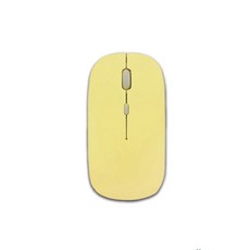 O 靜音充電雙模滑鼠鍵盤組，無線靜音，人體工學設計，高精度傳感器，辦公遊戲皆宜, 黃色