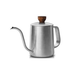 平安 CUG 小天鵝壺 350ml 原色 細口手沖壺 不鏽鋼色, 1個, 壺身、壺蓋