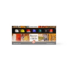 時代中西畫材 澳洲 Chroma 專家級油畫顏料7色盒裝40ml，快乾無味，高耐光性專家級油畫顏料