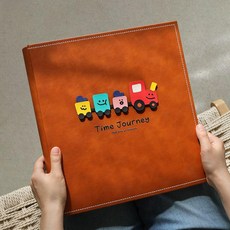 머스코 가족 대용량 사진 수납 포토앨범, 5인치 전면세로 520장, 1매, 리틀 트레인 1
