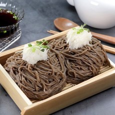소소락 생면 메밀소바 12인분 세트. 간장/비빔소스 반반, 01_생메밀면 12인분 반반(장국6/비빔6), 12개
