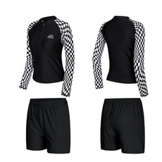 티막 여아동 생존수영 래쉬가드 2PC MKF0651 BK 2788494