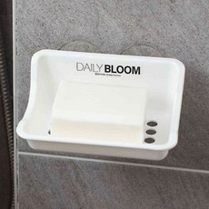 비누 받침대 부착식, 데일리블룸 흡착 사각 비누대 중