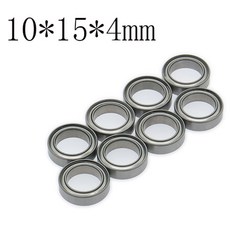 8PCS 10x15x4mm 11x5x4mm 베어링 Rc 취미 모델 자동차 1/10 Fs 레이싱 트럭 버기 53810 홉-업 부품 예비 부품 582005 582002, [01] 10x15x4mm