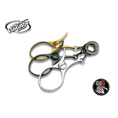 Vin＆age 復古手套夾 日本美式工廠風格 工作手套固定夾 耐用材質 方便攜帶, 1個, 銀色