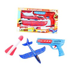 단체선물 글라이더 LED 로켓 샷건 (색상랜덤), 본상품