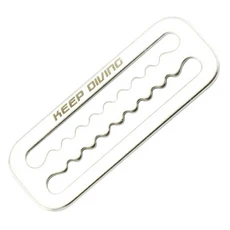 서핑 스테인레스 스틸 다이빙 웨이트 벨트 슬라이드 키퍼 D 링 웨빙 하네스 리테이너 스토퍼 프리 BCD 액, 01 D