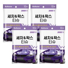 불스원 세차 왁스 티슈, 4개, 4개