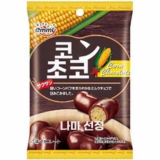 일본 직배송 에미 초콜릿 옥수수 미니 건포도 정롱 초콜릿 다크 크리스프 스낵, 1개, P. 초코콘바 36g