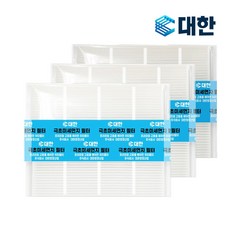 대한 PM0.3 헤파 자동차 에어컨 필터, 3개, H100