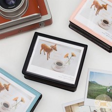 온빛마켓 이널 폴라로이드앨범 와이드 폴라로이드출력, 블랙