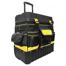 LIGHT WAY 二代上蓋拉桿工具箱 黑黃雙色 露營收納好幫手, 1個