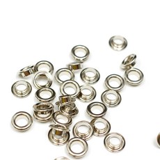 (100세트) 아일렛 1호 (하도메 아일렛알 신주단추), 니켈