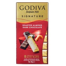 GODIVA 醇享系列杏仁黑巧克力, 90g, 1片