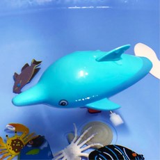 3살유아 욕조놀이 작동완구 태엽돌고래 유치원선물 언어발달 IQ, 1개