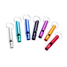 칼라 스텐 호루라기 1호 색상혼합, 골드, 50개