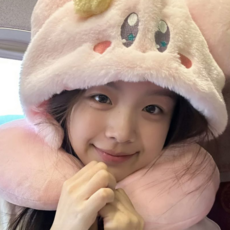 장거리 여행용 커비 캐릭터 U자형 목 베개 비행기 기내용 필수템 추천, [01] 핑크 커비