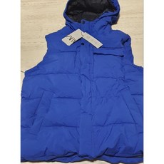 ZARA 連帽背心 藍色 L號 胸圍42吋 型號: 3918/402