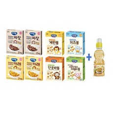 일동 과자 소스세트 ( 짜장2 + 카레2) +볼과자( 치즈볼 계란볼 단호박볼 시금치당근브로콜리볼) +뽀로로 보리차, 1, 1개