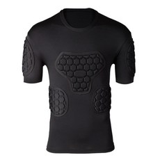 Shinestone 성인 남성용 골키퍼 아머 BodyShield 패딩 압축 셔츠 바지 및 반바지 스폰지 프로텍터 포함 라지 블랙 블랙. 201439 7666426319, Shinestone 성인 남성용 골키퍼 아머 BodyS, 블랙 긴소매 -01