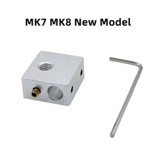 쿠쿠스토어 히터 블록 E3D V5 MK7 CR- SE 화산 PT100 Makerbot 알루미늄/황동/구리 프린터 압출기 핫엔드 J, 10 MK7 MK8 New