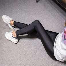 2條裝冰絲打底褲女士光澤褲緊身彈力高腰顯瘦踩腳長褲薄款顯瘦