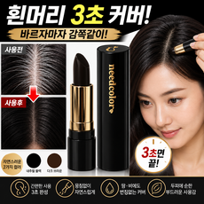 라핀다 흰머리 샥 간편 새치 커버 스틱, 1개, 깔끔블랙