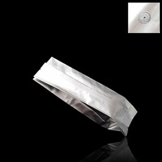 알루미늄 M봉투 커피봉투 밸브형 7X22cm 폭4cm 100매, 1개