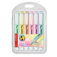 스타빌로 스윙쿨 파스텔 형광펜 6색 세트, 113, 116, 126, 129, 144, 155, 1세트