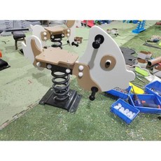 놀이터 스프링 목마 흔들의자 공원 야외 시소 흔들말 놀이기구, 84 43