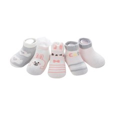 雪倫小舖 童襪-5雙入-嬰兒襪 襪子立體花邊薄棉船襪 網眼襪 嬰幼兒小童寶寶襪子