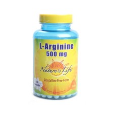 Nature's Life L-精胺酸 500mg 膠囊, 100入, 1個, 100錠