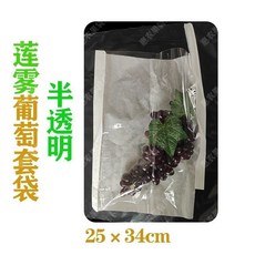 惠農果袋 蓮霧葡萄套袋 側開窗半透明果實保護袋, 1個