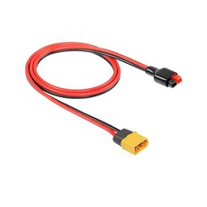 CERRXian 3 2피트 12AWG XT60 남성용 태양광 패널 커넥터 30A 전원 포트 연장 케이블 센터 드라이브 모터 태양광 패널에서 휴대용 발전기 XT60-M
