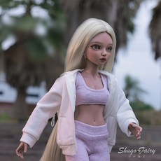 BJD/SD 클로이 구체관절인형 풀세트 MSD 구관 1/4, 풀세트(인형，가발，의상，신발 포함)