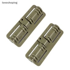 台灣出貨 背心快速釋放扣 鑰匙專用 Molle條模塊條 塑料扣铰链, 1個, 綠色, 長