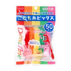 Dentfine 兒童牙線棒, 50個裝, 1包