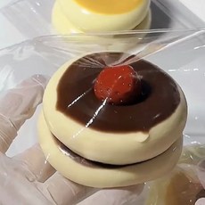 걸스코코 슬랑이모음전 말랑이 왁뿌볼 친구선물 슬라임 스트레스해소말랑이, 1개, 수플레말랑이/딸기
