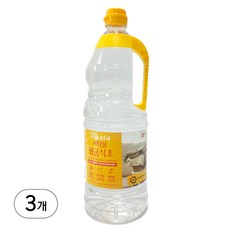 세탁전용 세탁물헹굼식초 빨래식초, 3개, 1.8L