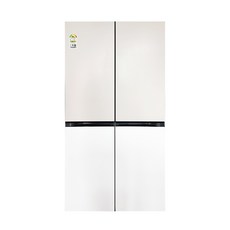 LG전자 디오스 T875MEH012 냉장고 4도어 870L 베이지 + 크림화이트 일렉