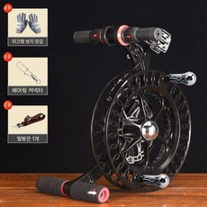 베어링얼레 상품 연줄 연날리기 회전 릴 와인더, 3. 26cm 블랙