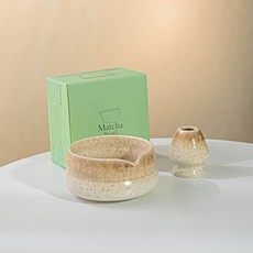 JODDA 도자기 말차 그릇 비주얼 차를 주문하는 도구 일본계 찻종 신상품, 배부른 그릇/흰색, 2건, 1세트