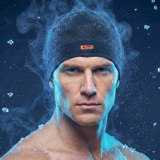 타이트엔드 HOLE 쿨 이너햇 자전거용 쪽모자, 블랙, 1개