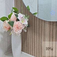 꽃병 장식용병, 화이트, 화이트