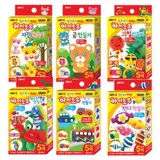 아모스 아이도우 6종 기린 곰 과일 바다생물 탈것 캔디 만들기, 1개
