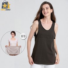 전자파 차단 나시 임산부 앞치마 민소매 임부복, 1개, 7