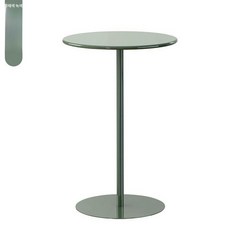 스탠딩 바테이블 테라스 카페 홈바 탁자 원형, 모란디그린, 40x40x72cm, 1개, 모란디그린